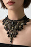 Chic Oversized Lace Pendant Necklace