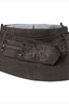 Washed Denim Studded Pleated Skort