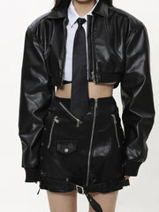 Black Cropped Jacket