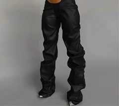 Pleated Gothic Loose Waist Pant
