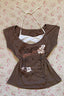 Y2K Vintage Spicy Girl Brown T-Shirt