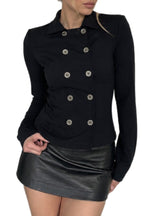 Double Breasted Fitted Jackets