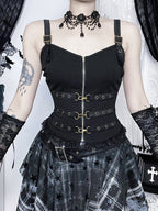 Dark Punk Metal Chain Cami