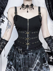 Dark Punk Metal Chain Cami