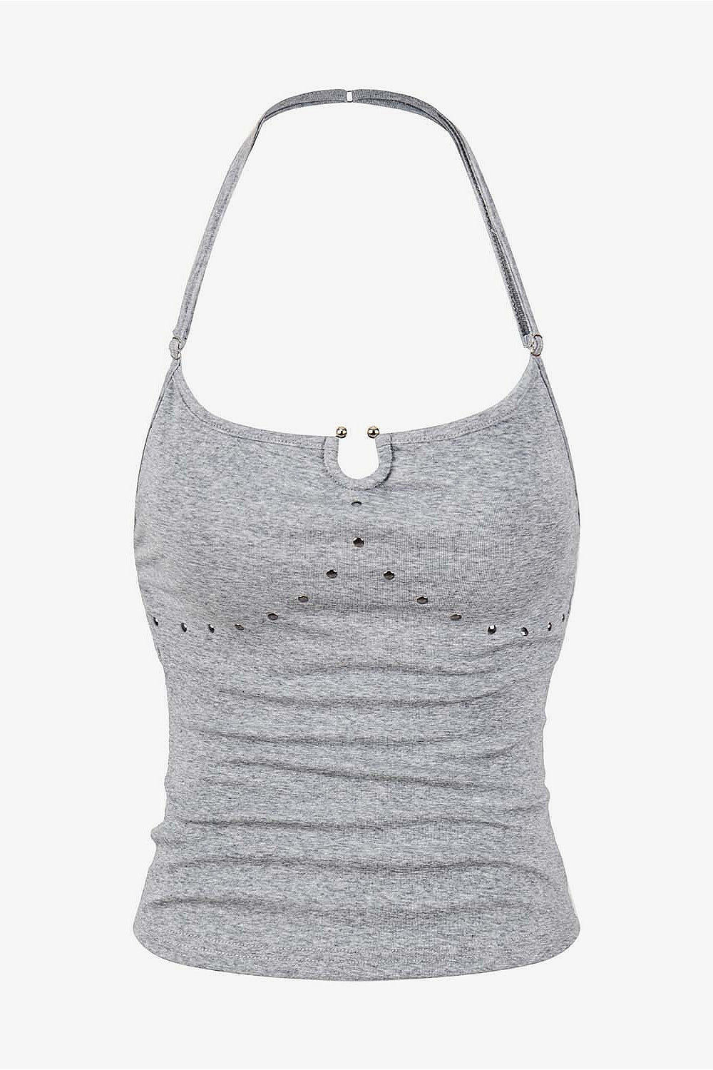 Rivet Backless Halter Top Secondary image