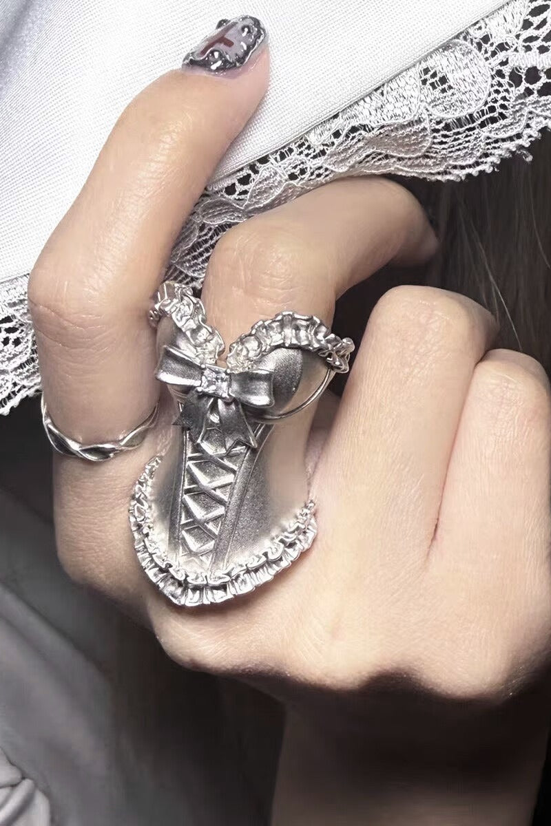 Dark Ballet Heavy-duty Corset Armor Ring