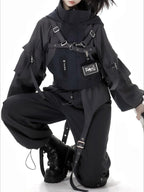 Mechanical Style Zipper Jacket