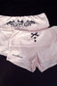 Foldover Waist Graphic Print Hot Pants