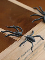 Punk Street Black Spider Earrings