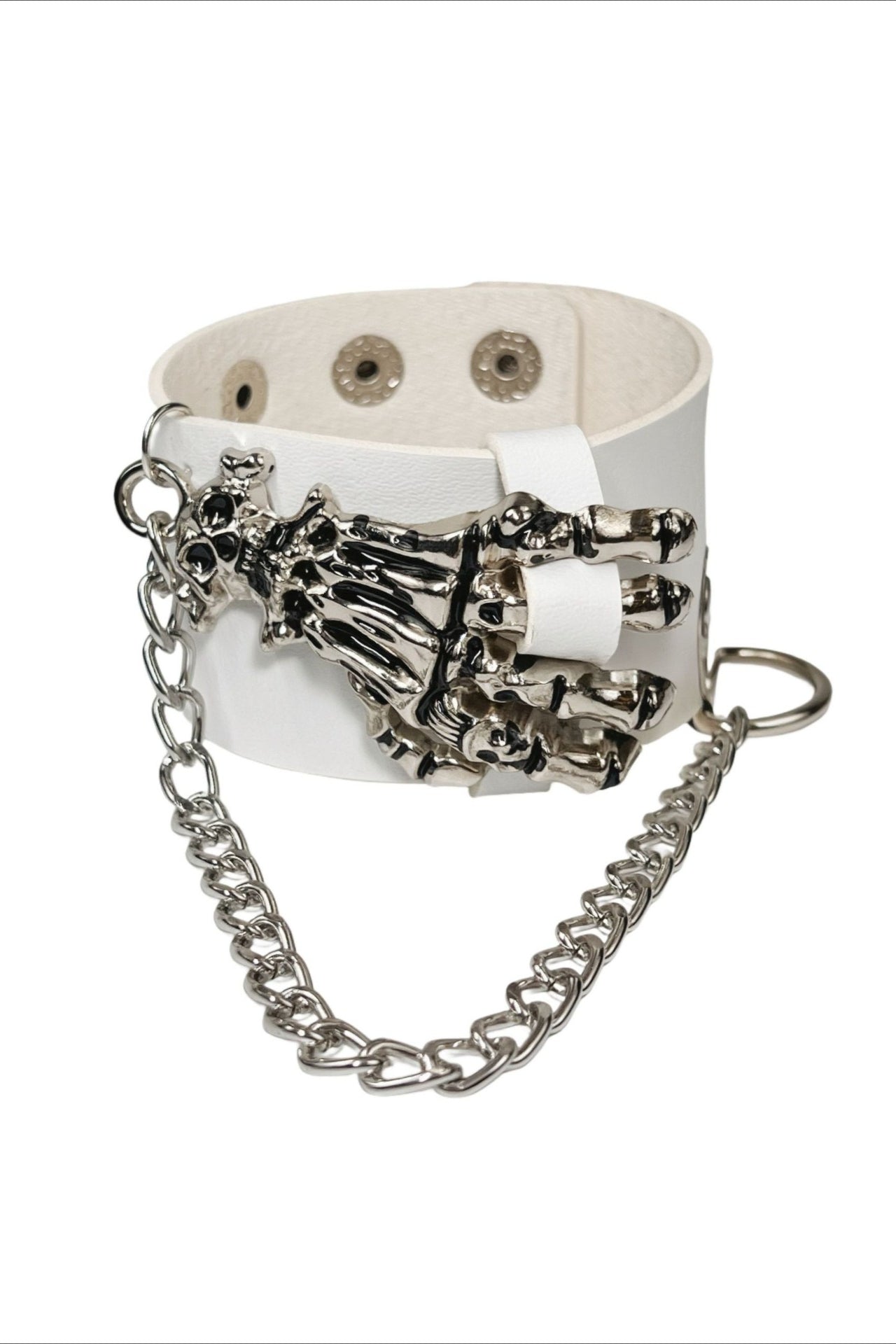 Vintage Ghost Claw Chain Skull Bracelet Secondary image