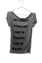 Grey Vintage Love Graphic T-shirt