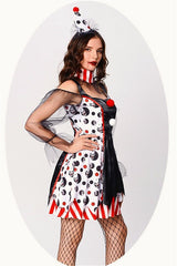 Vampire Circus Clown Halloween Costume