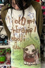 Y2K Punk Cartoon Graffiti Raglan Sleeve Casual Loose T-shirt