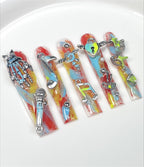 Punk Graffiti Tube Press On Nails