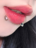 Gothic Devil Horn Lip Stud
