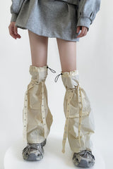 Drawstring Adjustable Cargo Leg Socks