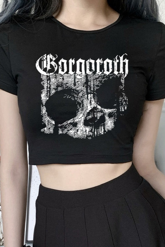 Cropped Slim Fit Short Sleeve T-Shirt Secondary image