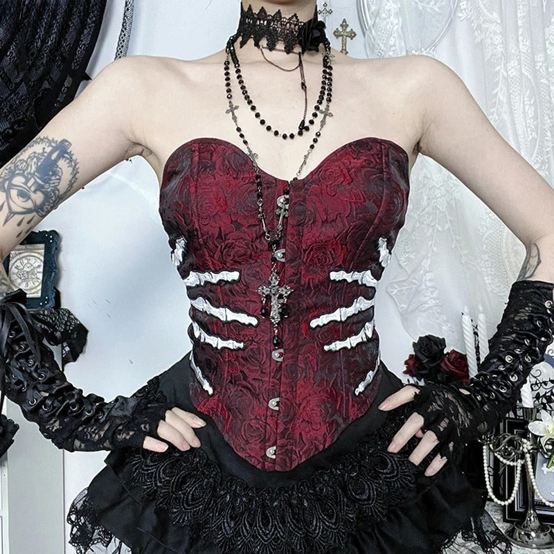 Vintage Gothic Underbust Corset Main image