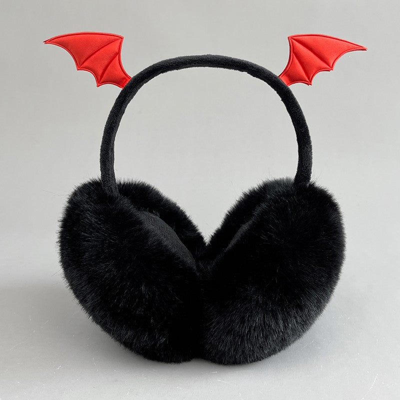 Gothic Bat Wings Rivets Earmuff Secondary image