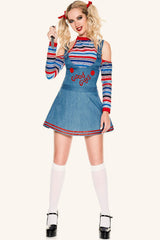 Evil Doll Circus Clown Halloween Costume