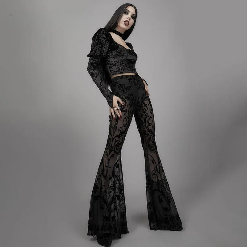 Gothic Lace Cargo Pants Secondary image