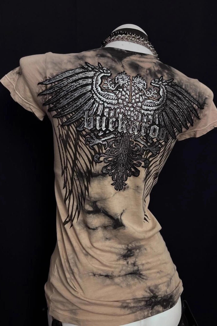 Printed Ruched Slim T-shirt Secondary image