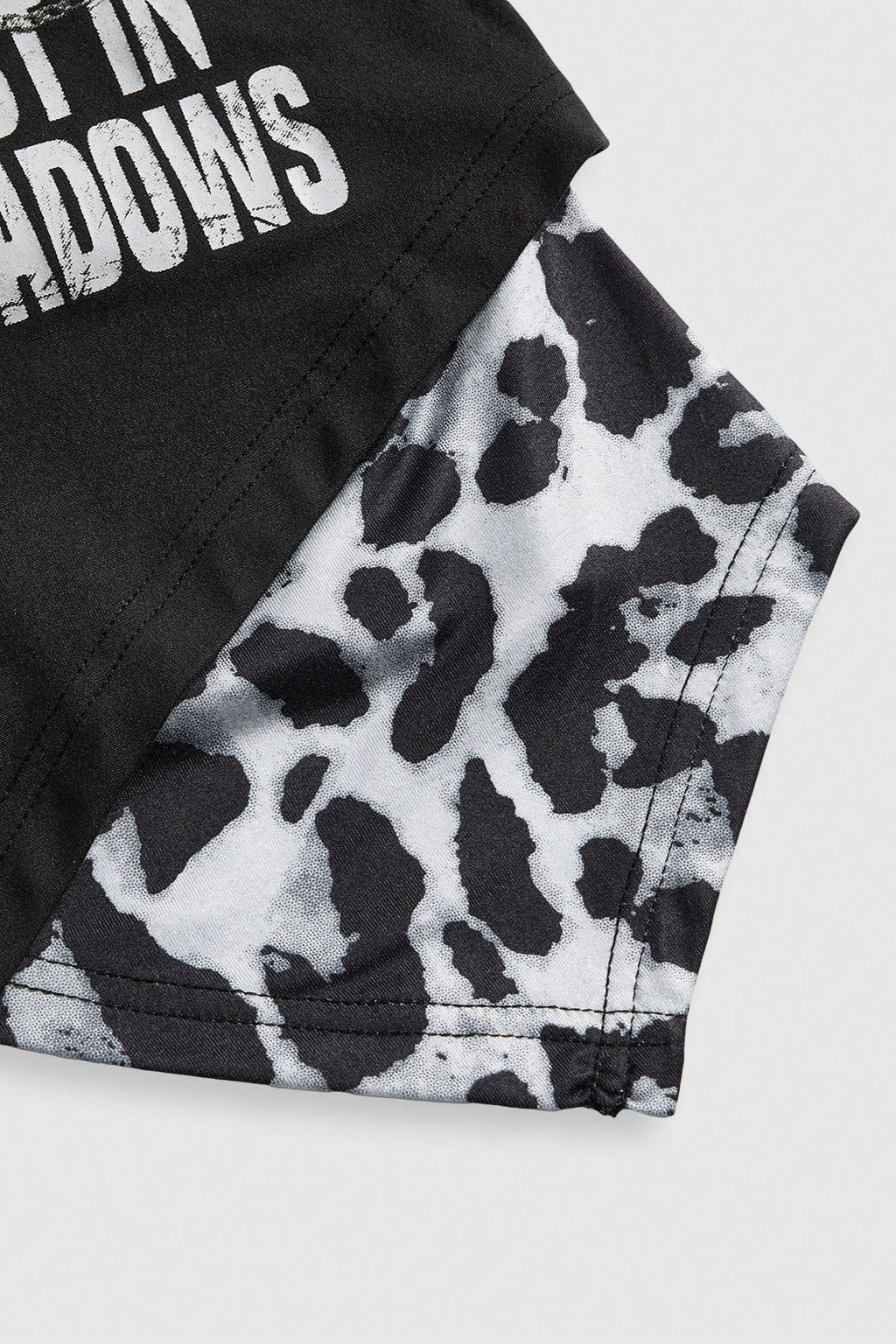 Leopard Skull Off Shoulder Cami Top