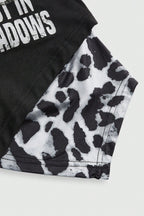 Leopard Skull Off Shoulder Cami Top