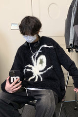 Spider Jacquard Premium Knit Sweater