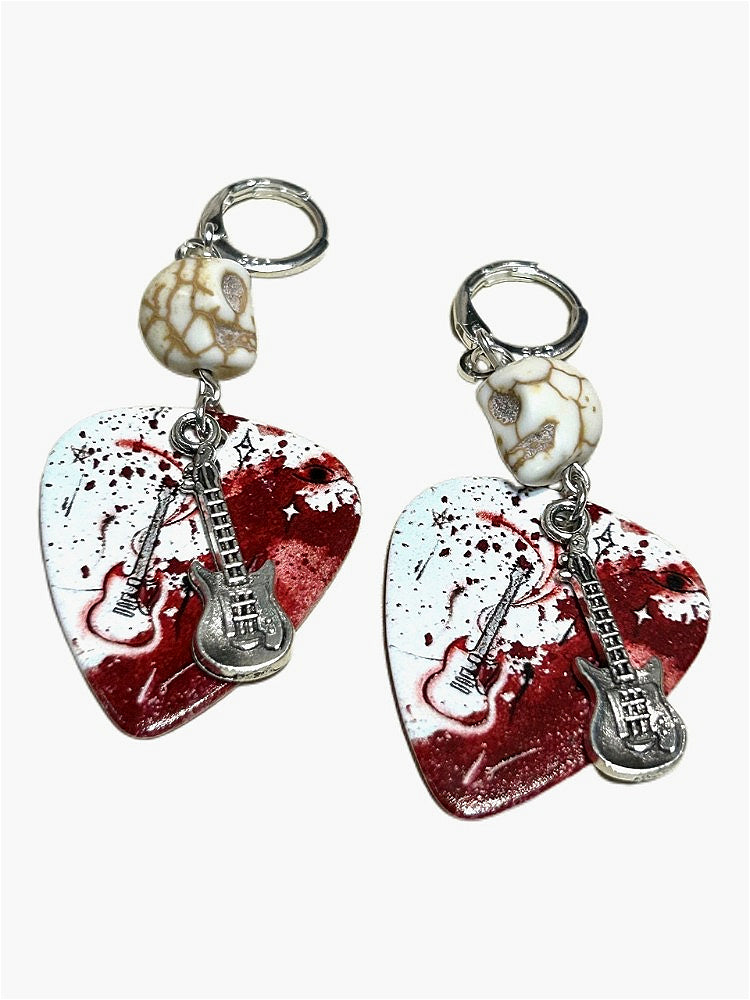 Rock Star Guitar Pick Earring