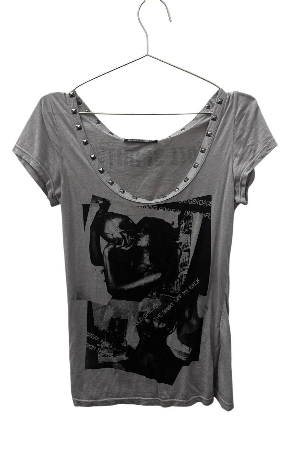 Grey Vintage Love Graphic T-shirt Main image