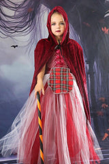 Witch Tulle Gown Kid Halloween Costume