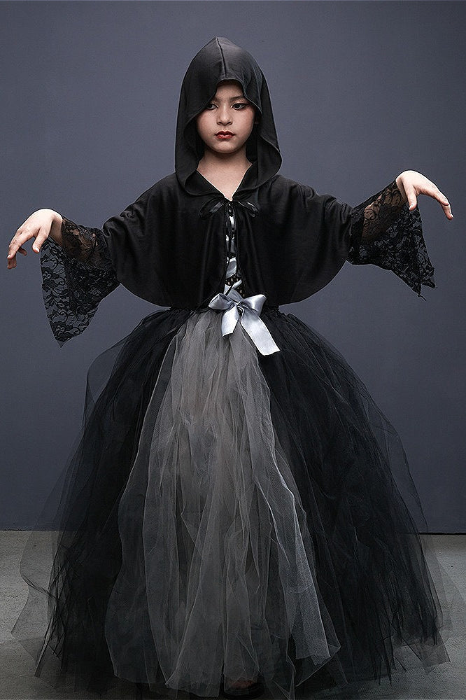 Vampire Gown Kid Halloween Costume Secondary image
