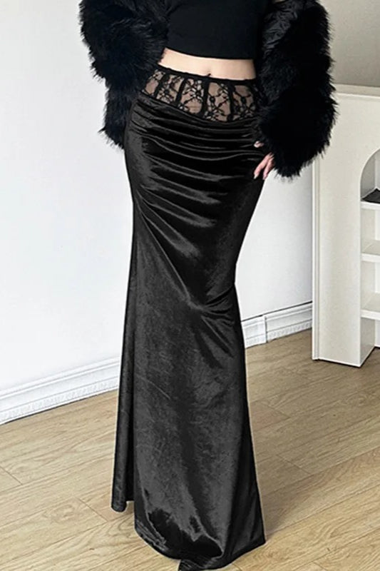 Halloween Lace Patchwork Skirt Secondary image