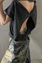 Punk Grunge Graphic Print Pants