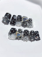 Rivet Punk Spider Press On Nails