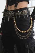 Street Punk Biker Ghost Head Waist Chain