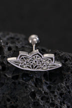 Gothic Hollow Window Flower Earrings