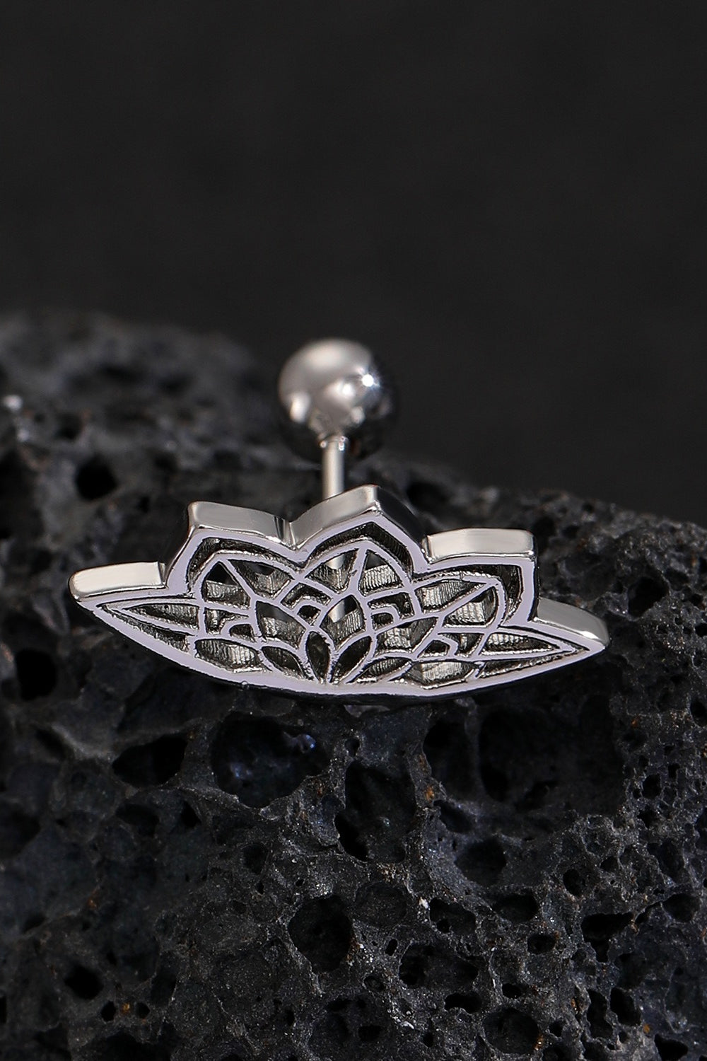 Gothic Hollow Window Flower Earrings