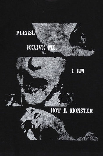 Figure Letter Printed Loose T-shirt