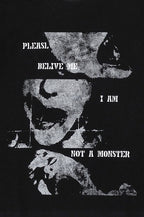 Figure Letter Printed Loose T-shirt