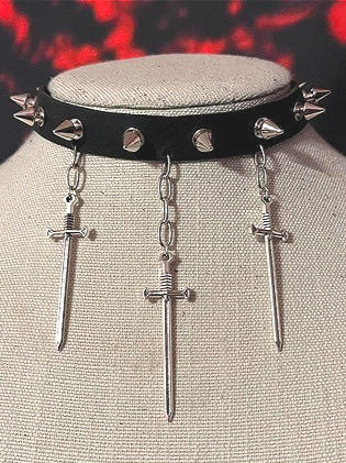 Subculture Dark Knight Holy Sword Pendant Necklace Main image