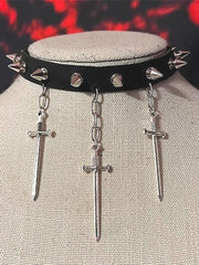 Subculture Dark Knight Holy Sword Pendant Necklace