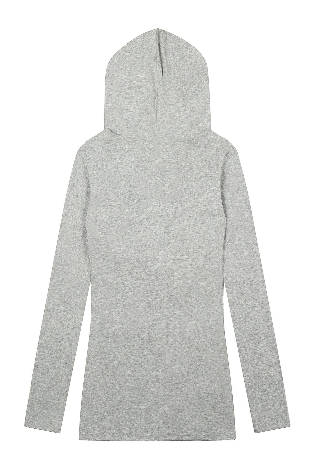 Cross Letter Graphic Longline Hoodies