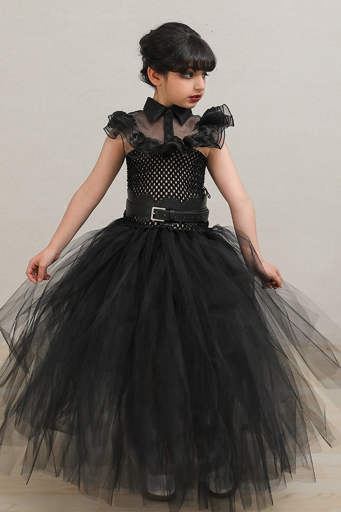 Dark Princess Dress Kid Halloween Costume Main image