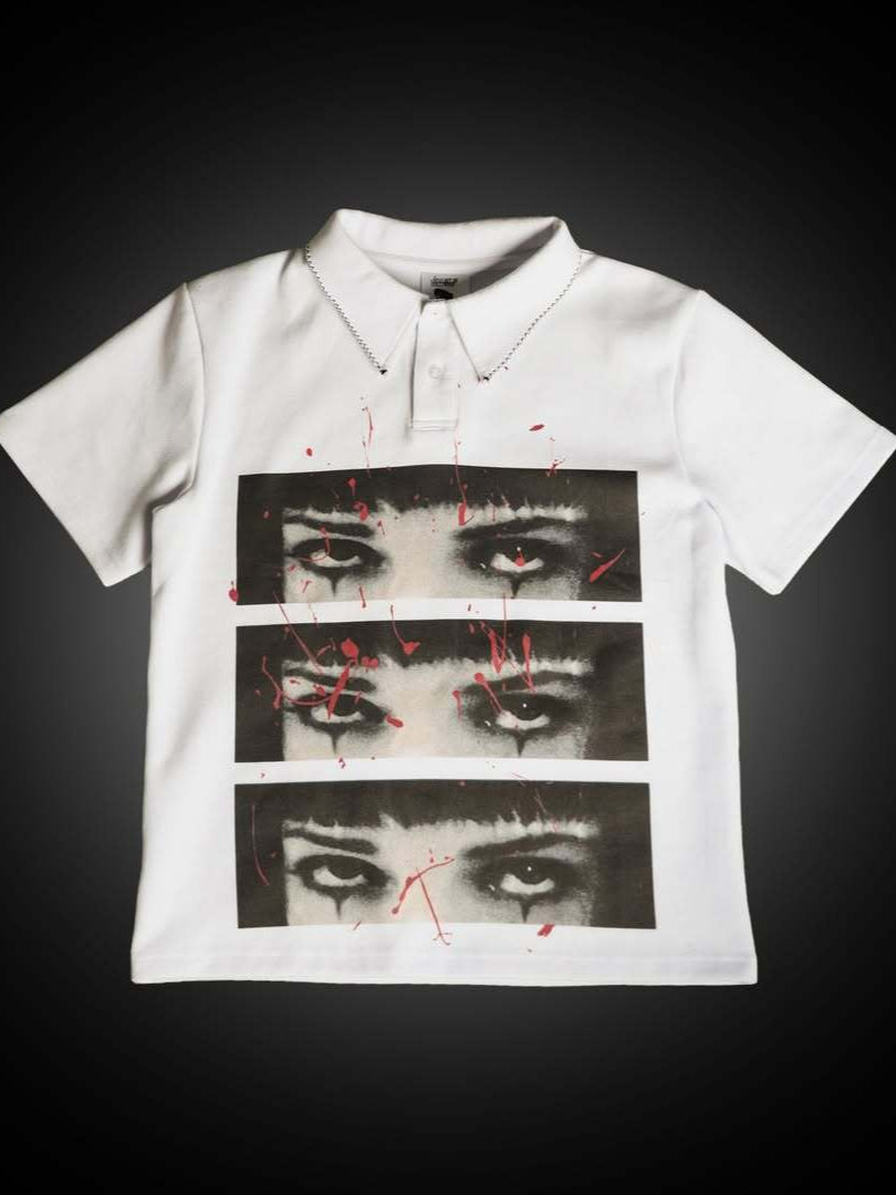 Y2K Dark Gothic Graphic T-Shirt Secondary image