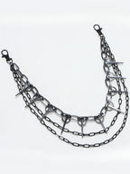 Heart Spiked Metal Waist Chain