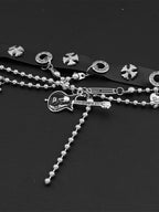 Chain Cross Guitar Strap Necklace
