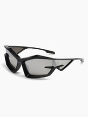 Cyber Y2K Transparent Tech Glasses