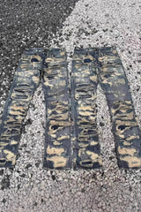 Ripped Frayed Denim Pants